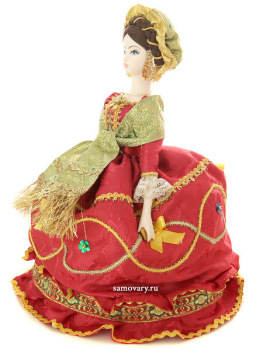 Кукла на чайник "Мария в красном", арт. 18