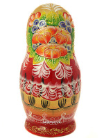 Набор матрешек "Золотая Русь на розовом фоне.Сказки", арт. 586
