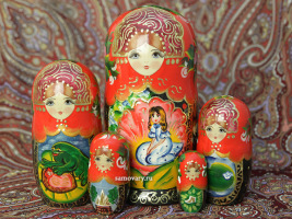 Набор матрешек "Дюймовочка", серия "Сказки", арт. 731