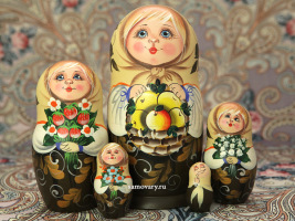 Набор матрешек "Машенька с яблоками", арт. 5999