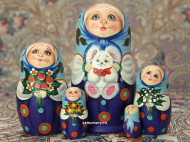 Набор матрешек "Машенька с зайчиком", арт. 5996