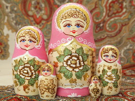 Набор матрешек "Цветы", арт. 520