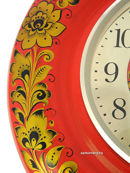 Часы с ручной художественной росписью "Кудрина.Праздник"