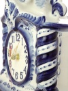 Часы с художественной росписью "Гжель" "Свидание"