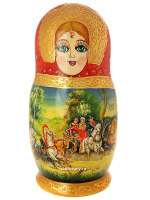 Набор матрешек "Тройки лошадей", арт. 157э