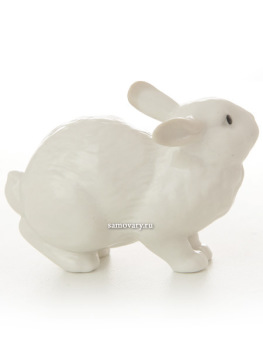 Скульптура "Кролик Ушастик белый", Императорский фарфоровый завод