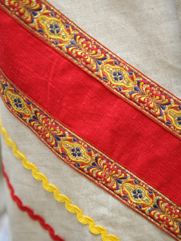 Русский народный костюм для танцев, покосное платье