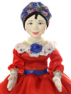 Кукла на чайник "Сударыня в красном", арт. 57
