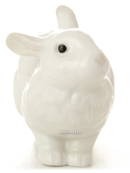 Скульптура "Кролик Ушастик белый", Императорский фарфоровый завод
