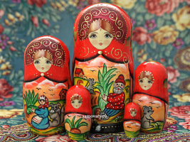 Набор матрешек "Репка", серия "Сказки", арт. 532