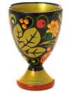 Деревянный набор для вина хохлома "Крыжовник" 7 предметов, арт.63030000007