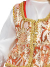 Русский народный костюм для девочки детский атласный комплект  "Люкс": сарафан и блузка, возраст 1-7 лет