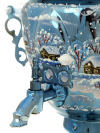 Электрический самовар 3 литра с художественной росписью "Зимний вечер" с автоматическим отключением при закипании, арт. 103536к