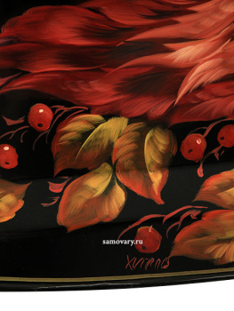 Поднос Жостово "Петухи" 50*40 см, арт. А-2.1