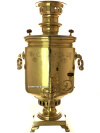 Самовар на дровах 8 литров желтый цилиндр фабрика В.С. Баташева (Котырева) арт. 433785