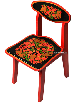 Детская мебель Хохлома - стул детский с художественной росписью Хохлома, арт. 73020000000