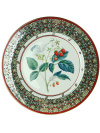 Декоративная тарелка форма "Европейская-2" рисунок "Сладкая малина" ЛФЗ