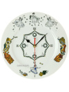 Декоративные часы форма "Европейская" рисунок "Балет Жизель" Императорский фарфоровый завод