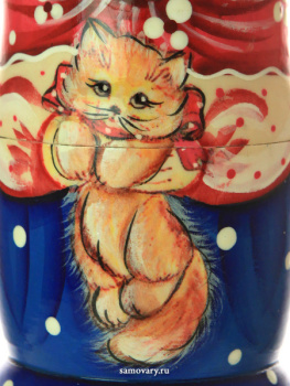Набор матрешек "Машенька с котенком", арт. 5552