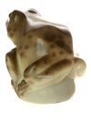 Скульптура "Лягушка прудовая коричневая", Императорский фарфоровый завод