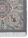 Шерстяной Павлопосадский платок "Тайна сердца", 125*125 см, арт. 1437-1