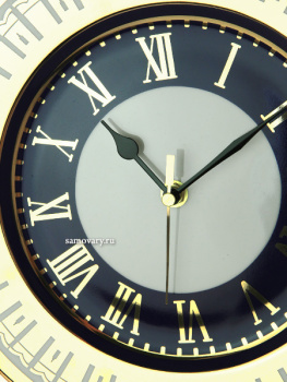 Декоративные часы форма "Европейская" рисунок "Звезды Москвы" Императорский фарфоровый завод
