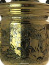 Электрический самовар 3 литра с ручной гравировкой "Царская охота" Златоуст, арт. 130595