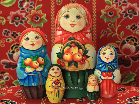 Набор матрешек "Машенька с корзинкой", арт. 564э