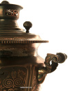 Самовар на дровах 7 литров медный конус рифленый, фабрика Баташева арт. 433791