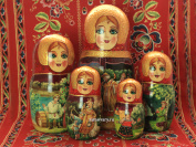 Набор матрешек "Царь Салтан", серия "Люкс", арт. 1105э