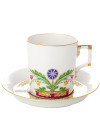 Чашка с блюдцем чайная форма "Гербовая", рисунок "Замоскворечье", Императорский фарфоровый завод