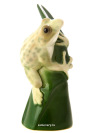 Скульптура "Лягушка на листике мраморная", Императорский фарфоровый завод