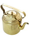 Чайник латунный 2 литра старинный, середина XX века