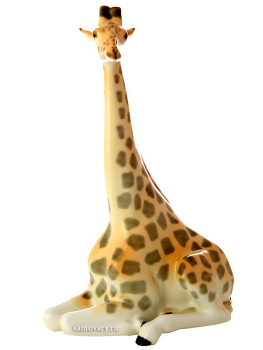 Скульптура "Жираф с поднятой головой", Императорский фарфоровый завод