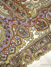 Шерстяной Павлопосадский платок "Ольга Лабзина", 125*125 см, арт. 1008-2
