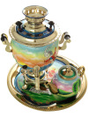 Набор самовар электрический 3 литра с художественной росписью "Сказки", арт. 110563