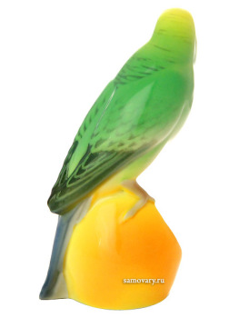 Скульптура "Волнистый попугайчик Кеша", Императорский фарфоровый завод