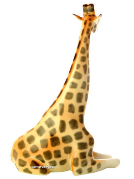 Скульптура "Жираф с поднятой головой", Императорский фарфоровый завод