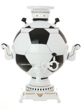 Набор самовар электрический 5 литров "шар" с художественной росписью "Мяч", арт. 151394