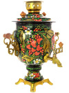 Набор самовар электрический 3 литра с художественной росписью "Хохлома классическая", "желудь", арт. 121106