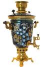 Набор самовар электрический 4 литра с художественной росписью "Рябина зимняя", арт. 121421
