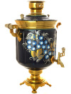 Набор самовар электрический 10 литров с художественной росписью "Рябина зимняя", арт. 140255