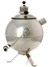 Самовар походный угольный (жаровой, дровяной) 5 литров "шар" из нержавеющей стали, арт. 220527
