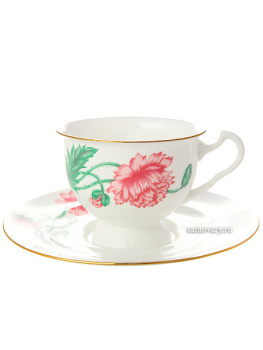 Чашка с блюдцем чайная форма "Айседора", рисунок "Олимпия", Императорский фарфоровый завод