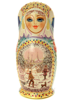 Матрешек 7 куколок "Снежная королева", арт. 779э