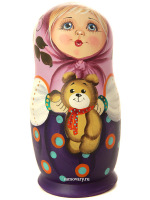 Набор матрешек "Машенька с мишкой", арт. 5998