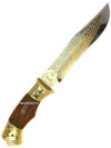 Сувенирный нож "Клычок-1" в кожаных ножнах, Златоуст