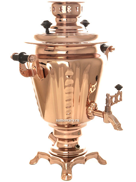 Электрический самовар 3 литра с медным покрытием "конус" с ...