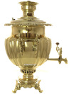 Угольный латунный самовар 8 литров ваза ТулПатронЗавод (ТПЗ) арт.456302