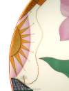 Тарелка декоративная форма "Эллипс" рисунок "Цветущий город", Императорский фарфоровый завод
